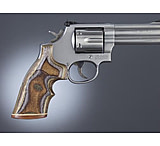 Image of Hogue S&amp;W K or L Sq. Butt Handgun Grip Lamo Camo Top Finger Groove Stripe Cap Checkered 10441