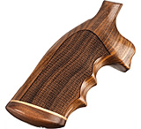 Image of Hogue S&amp;W K or L Sq. Butt Handgun Grip Pau Ferro Stripe Cap Checkered 10321