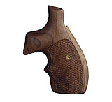 Image of Hogue S&amp;W K or L Rd. Handgun Grip Bantam Pau Ferro Bantam, Checkered 62351