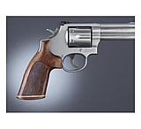 Image of Hogue S&amp;W N Rd. Handgun Grip Rosewood No Finger Groove Stripe Cap Checkered 25931