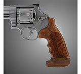 Image of Hogue N Sq. Butt Handgun Grip Goncalo Alves No Finger Groove Big Butt Checkered 29235