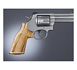 Image of Hogue N Sq. Butt Handgun Grip Goncalo Alves No Finger Groove Stripe Cap Checkered 29231