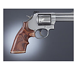 Image of Hogue N Sq. Butt Handgun Grip Kingwood Top Finger Groove Stripe Cap Checkered 29641