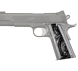Image of Hogue Officers Model Handgun Grip Model Black Pearlized-Polymer Ambidextrous Safety Cut 43418
