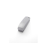 Image of Hogue Officers Mod. Aluminum Mainspring Housing Handgun Grip Checkered Arched Brushed Gloss Clear 01675