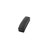 Image of Hogue Officers Mod. Aluminum Mainspring Housing Handgun Grip Checkered Arched Matte Black 01670