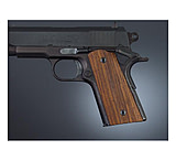 Image of Hogue Officers Model Handgun Grip Coco Bolo S&amp;A Mag.-well Checkered 43871