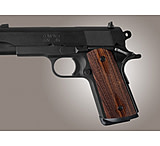 Image of Hogue Officers Model Handgun Grip Kingwood S&amp;A Mag.-well Checkered 43671