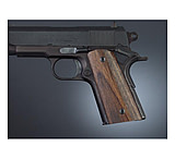 Image of Hogue Officers Model Handgun Grip Rosewood S&amp;A Mag.-well 43970