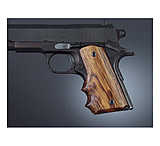 Image of Hogue Officers Model Handgun Grip Rosewood With Finger Groove 43900