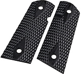 Image of Hogue G-10 Grips for 1911 Officers Model w/ S&amp;A Magwell, Piranha pattern