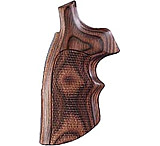 Image of Hogue Ruger GP100/Super Redhawk Handgun Grip Rose Lam. Top Finger Groove Checkered 80551