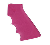 Image of Hogue AR-15/M-16 Rubber Gun Grip with Finger Grooves Pink 15007
