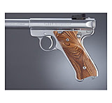Image of Hogue Ruger MK II Handgun Grip Kingwood R. Hand Thumb Rest Checkered 82661