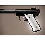 Image of Hogue Ruger MK II / MK III Handgun Grip Aluminum - Brushed Gloss Clear Anodized 82165