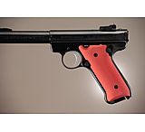 Image of Hogue Ruger MK II / MK III Handgun Grip Aluminum - Matte Red Anodized 82162