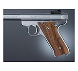 Image of Hogue Ruger MK II Handgun Grip Pau Ferro L. Hand Thumb Rest Checkered 82371