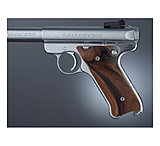 Image of Hogue Ruger MK II Handgun Grip Pau Ferro R. Hand Thumb Rest Checkered 82361