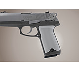 Image of Hogue Ruger P94 Handgun Grip Checkered Aluminum - Matte Clear Anodized 94174