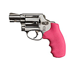 Image of Hogue S&amp;W J Frame Round Butt Rubber Handgun Monogrip Pink 60007