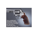 Image of Hogue Ruger Security Six Handgun Grip Coco Bolo Top Finger Groove Stripe Cap Checkered 87841