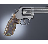 Image of Hogue Ruger Security Six Handgun Grip Lamo Camo Top Finger Groove Checkered 87451