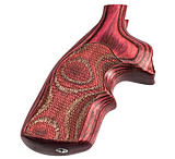 Image of Hogue Ruger Security Six Handgun Grip Rose Laminate Top Finger Groove Checkered 87551
