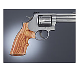Image of Hogue Ruger Security Six Handgun Grip Tulipwood Top Finger Groove Stripe Cap Checkered 87741