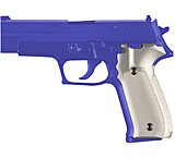 Image of Hogue SIG Sauer P228 - P229 Handgun Grip Checkered Aluminum - Brushed Gloss Clear Anodized 28175