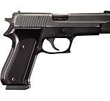 Image of Hogue SIG Sauer P220 Handgun Grip American Checkered Aluminum - Brushed Gloss Black Anodized 20176