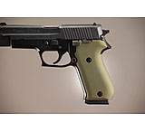 Image of Hogue SIG Sauer P220 Handgun Grip American Aluminum - Matte Green Anodized 20161