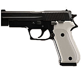 Image of Hogue SIG Sauer P220 Handgun Grip American Checkered Aluminum - Matte Clear Anodized 20174
