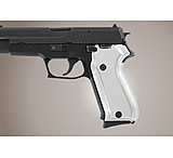 Image of Hogue SIG Sauer P220 Handgun Grip European Aluminum - Brushed Gloss Clear Anodized 21165
