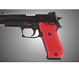 Image of Hogue SIG Sauer P220 Handgun Grip SAO American Aluminum - Matte Red Anodized 21142