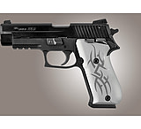 Image of Hogue SIG Sauer P220 Handgun Grip SAO American Tribal Aluminum - Clear Anodized 21104