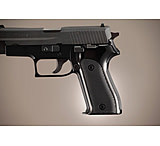 Image of Hogue SIG Sauer P225 Handgun Grip Checkered Aluminum - Brushed Gloss Black Anodized 27176