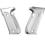 Image of Hogue SIG Sauer P226 Handgun Grip DAK Checkered Aluminum - Brushed Gloss Clear Anodized 26155