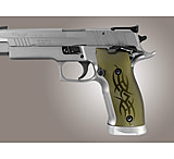 Image of Hogue Extreme Series Grips for SIG Sauer P226 SAO X5 X6, Tribal Aluminum