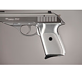 Image of Hogue SIG Sauer P230 - P232 Handgun Grip Checkered Aluminum - Brushed Gloss Clear Anodized 30175
