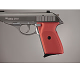 Image of Hogue SIG Sauer P230 - P232 Handgun Grip Checkered Aluminum - Red Anodized 30172