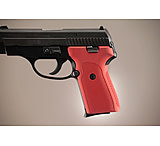 Image of Hogue SIG Sauer P239 Handgun Grip DAK Checkered Aluminum - Matte Red Anodized 31152