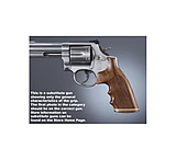 Image of Hogue Ruger Super Blackhawk Handgun Grip Rosewood Stripe Cap Checkered 84921