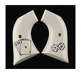 Image of Hogue Ruger Super Blackhawk Handgun Grip Scrimshaw Ivory Polymer