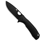 Image of Honey Badger Knives Large Flipper D2 Drop Point Black FRN 3.625 Black HB1350 4121B809