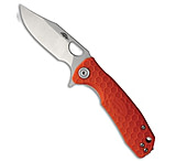 Image of Honey Badger Knives Small Flipper D2 Clip Point Orange FRN 3 Satin 7E256780