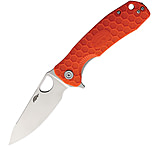 Image of Honey Badger Knives Large Leaf Linerlock Orange