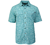 Image of Hook &amp; Tackle Men's Batik Marlin Fishing Shirt D86302CB
