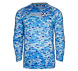 Image of Hook &amp; Tackle Men's Billfish Texture UV Fishing Shirt C5387FC6