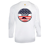 Image of Hook &amp; Tackle Youth Fins &amp; Stripes UV Fishing Shirt 8-20 FC0CD12E