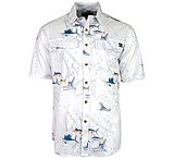 Image of Hook &amp; Tackle Men's Marine Charts UV Vented Fishing Shirt BB755FB9
